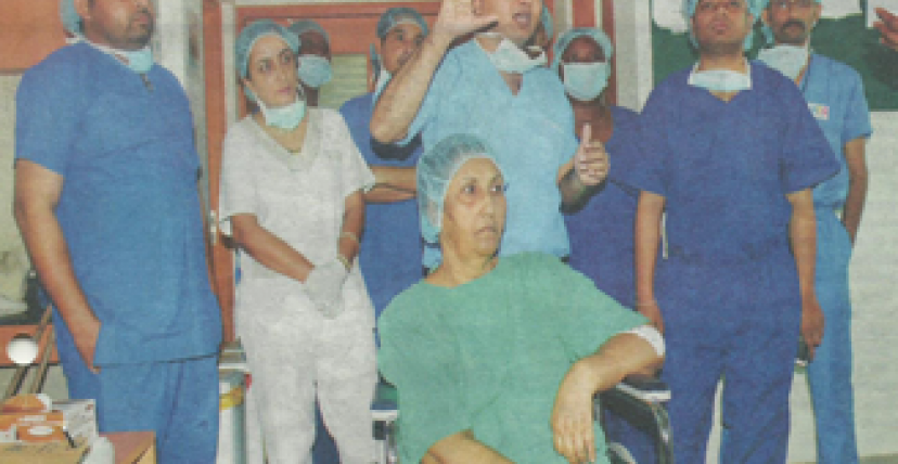 Knee surgery happens in Regency Medical centre