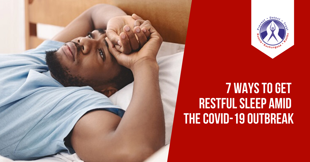 Restful sleep during covid-19 outbreak