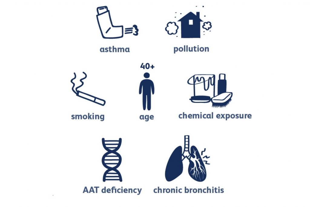 Cause of Chronic Obstructive Pulmonary Disease - COPD